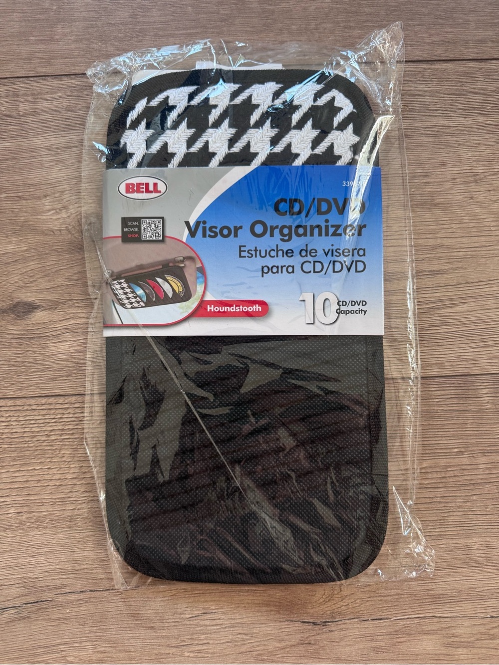 Bell Houndstooth CD / DVD Visor Car Organizer